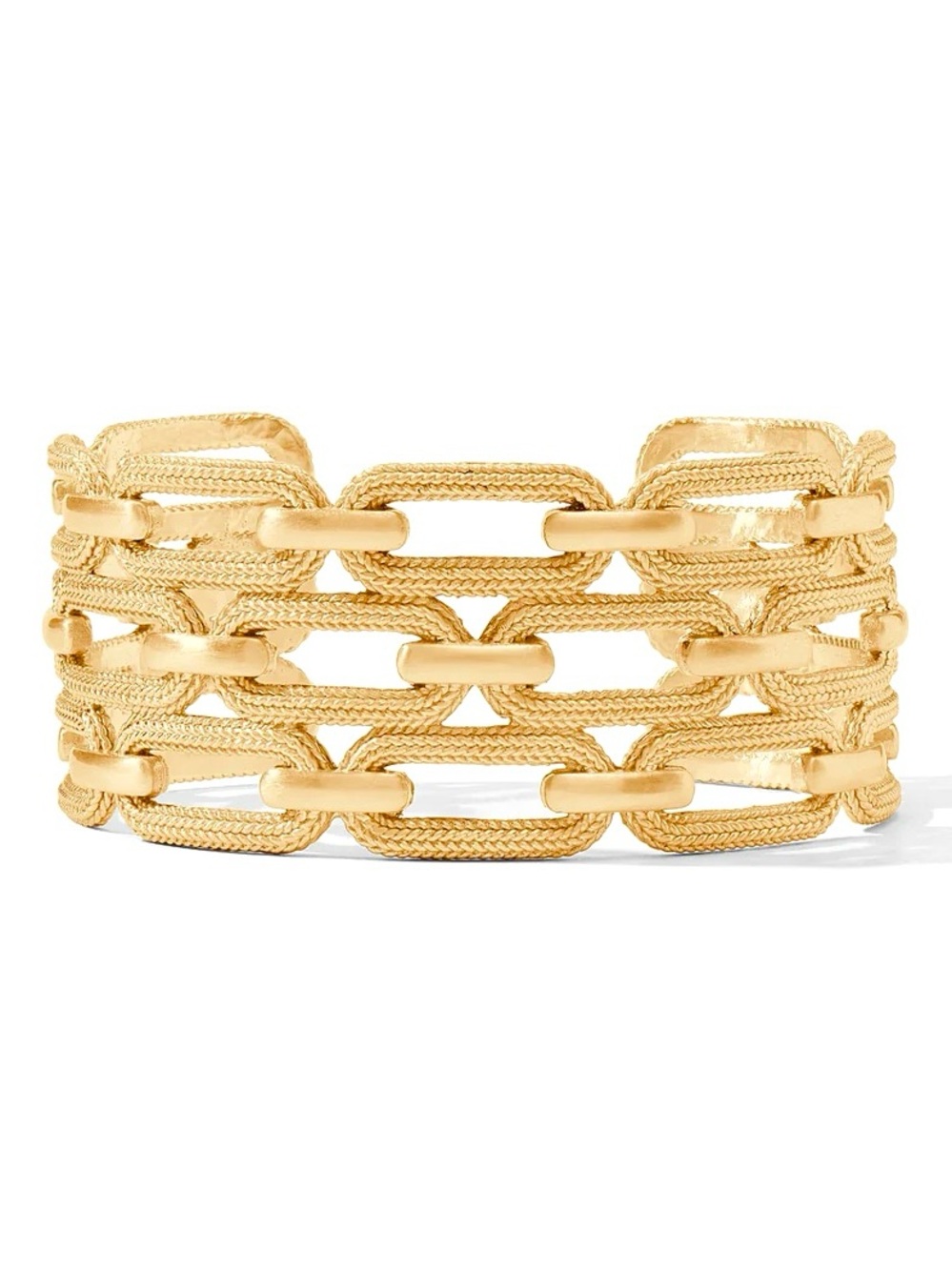 NEW! Julie Vos Gold Cheval Cuff NWT